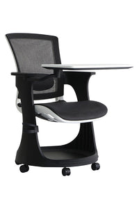 25" x 25.4" x 36.8" Black Mesh Seat and Back Chair