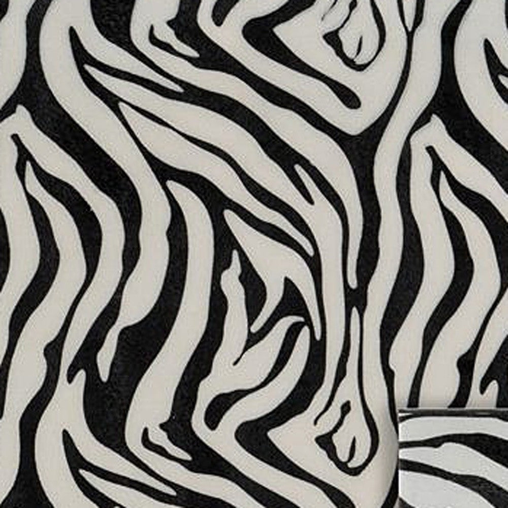 Large Faux Zebra Skin Wall Tile