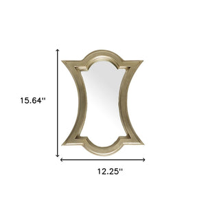Gold Wood Frame Wall Mirror