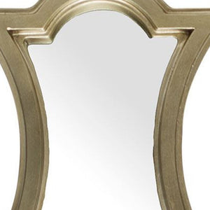 Gold Wood Frame Wall Mirror