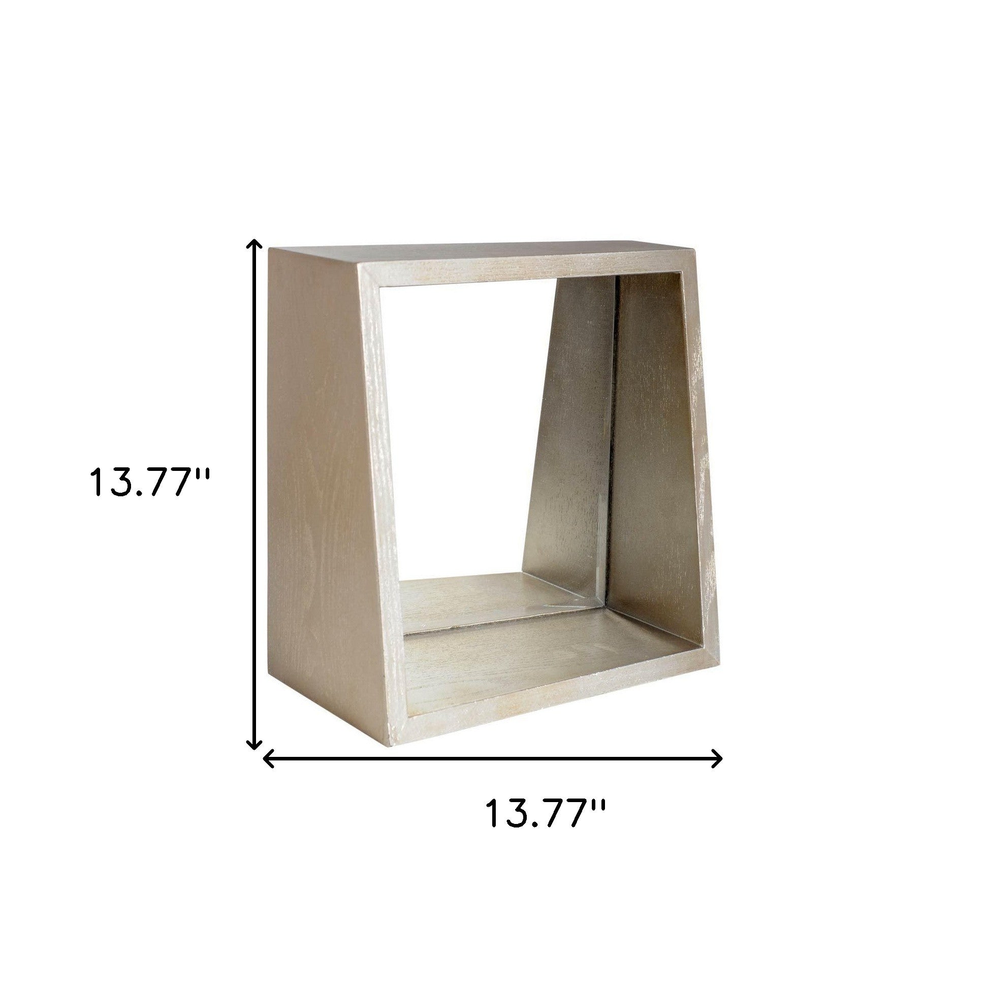 Champagne Wood Mirror Box