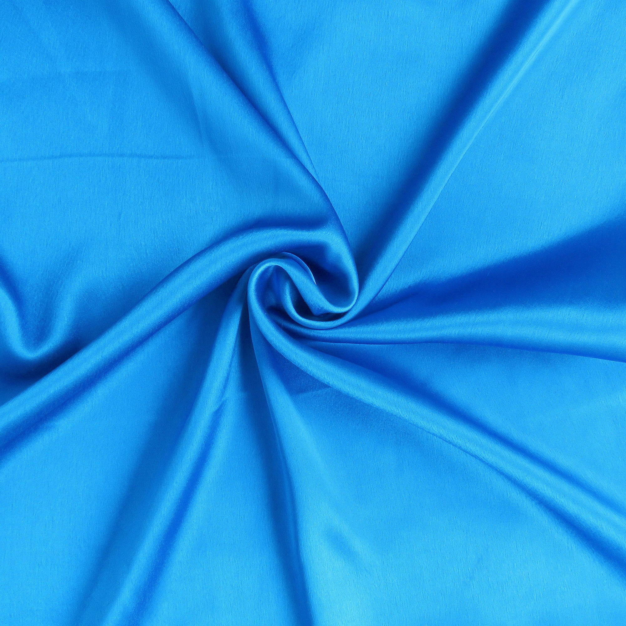 Bright Blue Dreamy Silky Satin King Size Pillowcase
