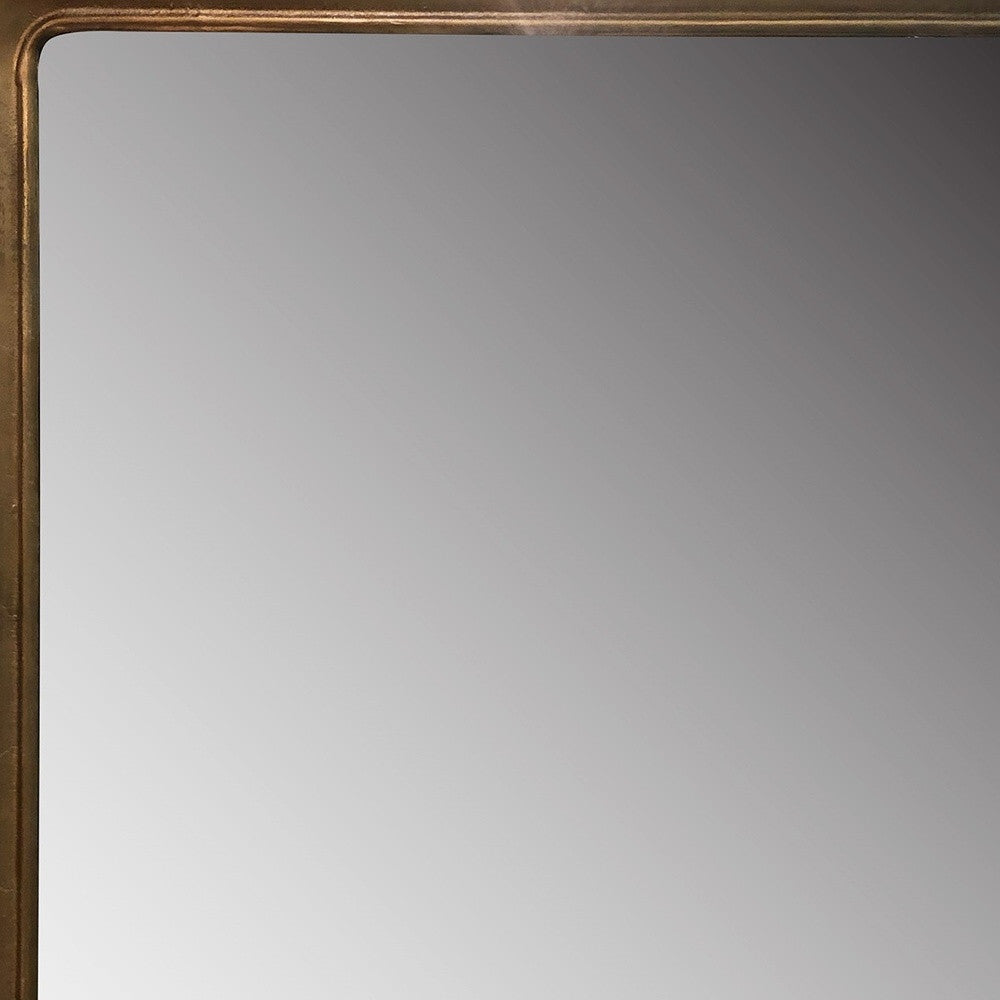 64" Gold Framed Accent Mirror