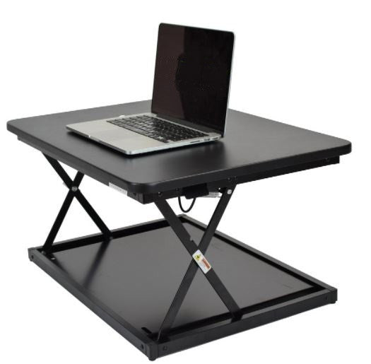 20" Adjustable Black Stainless Steel Standing Desk Converter