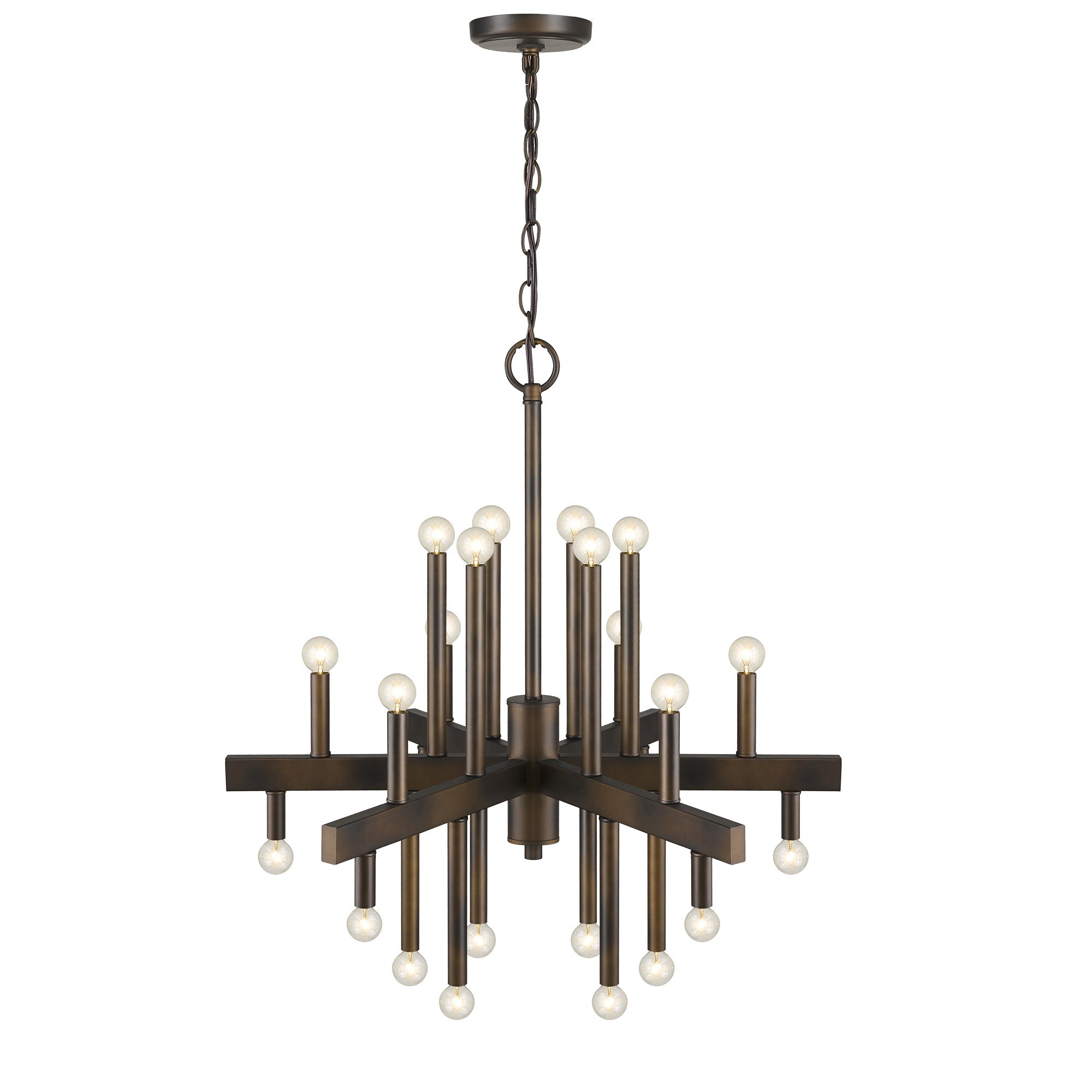 Fallon 24-Light Oil-Rubbed Bronze Chandelier