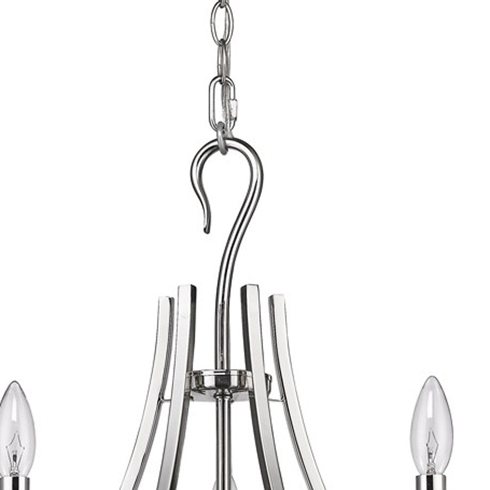 Michelle 5-Light Polished Nickel Chandelier