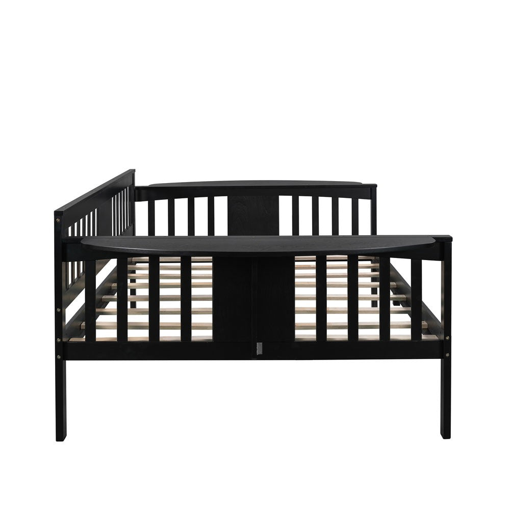 Espresso Solid and Manufactured Wood Full Bed