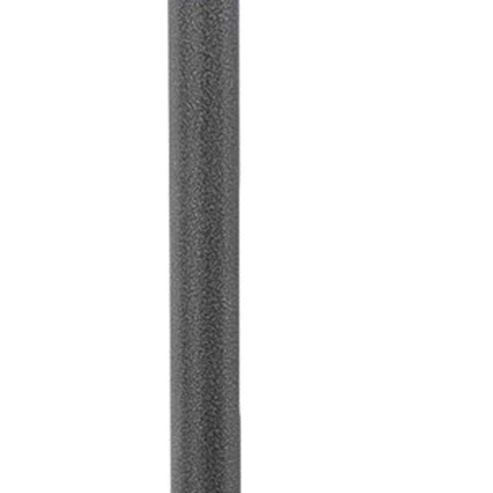 48000 BTU Silver Steel Propane Cylindrical Pole Standing Patio Heater