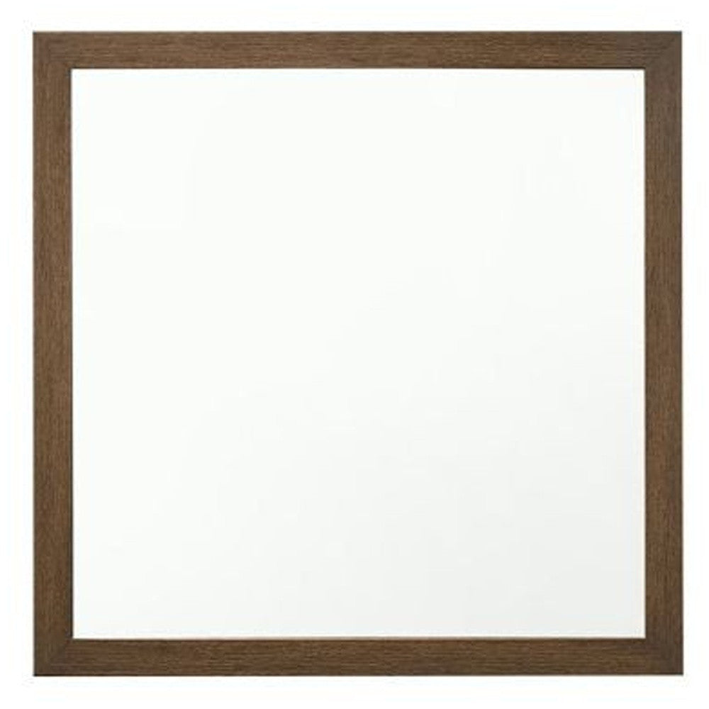 40" Square Wood Framed Accent Mirror