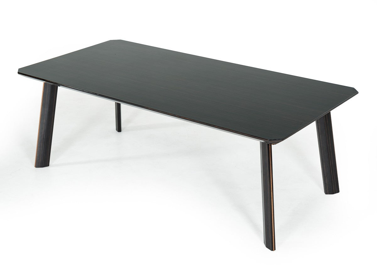 87" Ebony Dining Table