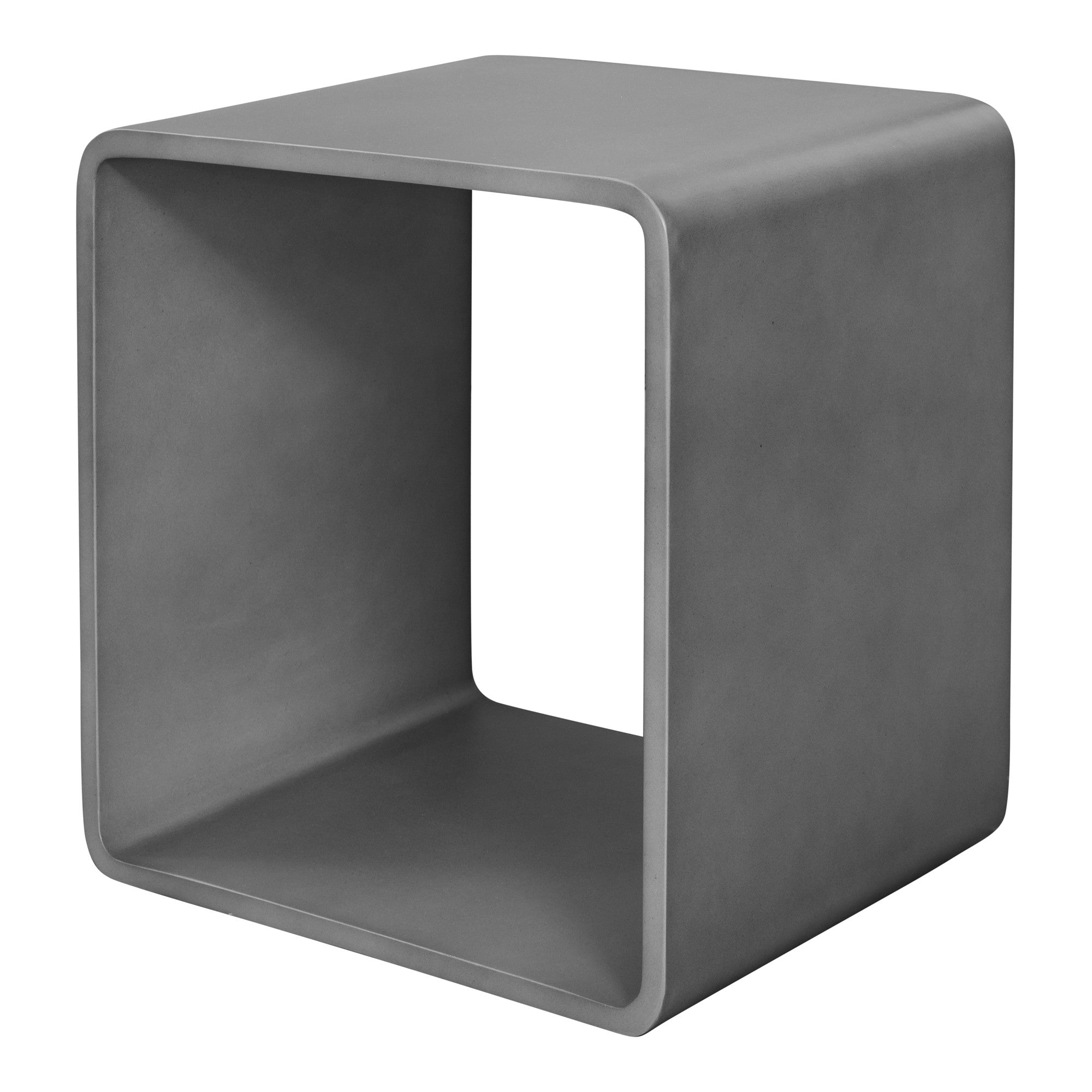 18" Grey Open Geo Cube Display Bookcase