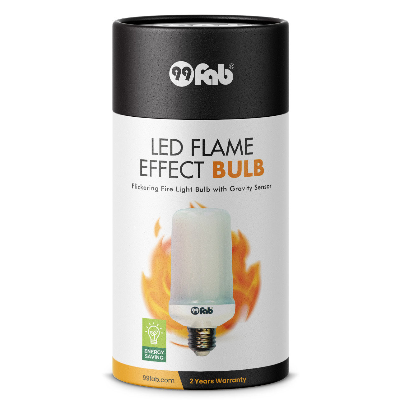 99FAB® LED Flame Effect Flickering Fire Light Bulb | 99FAB