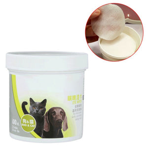 100PCS/Set Pets Dogs Cats Eyes Wet Wipes Tear Stain Remover - pet tear stain remover - 99fab.com